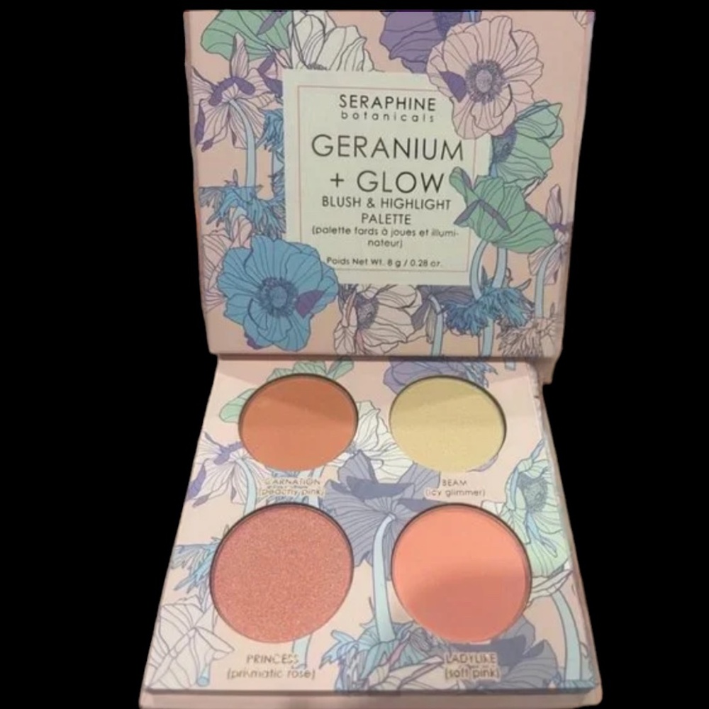BRAND NEW Seraphine Botanicals Blush Highlighter Palette + Bonuses!! - Picture 9 of 13